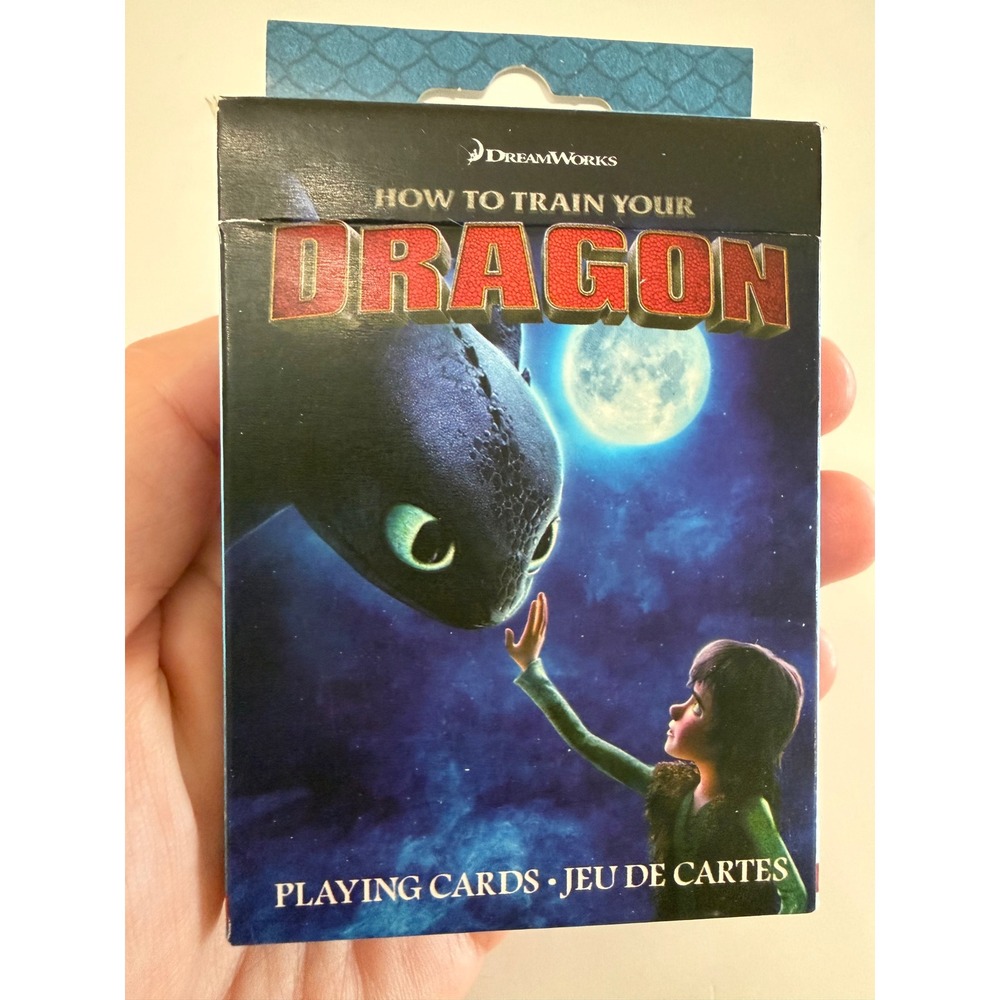 How to Train Your Dragon Playing Cards DreamWorks Toothless Hiccup Aquarius Deck
